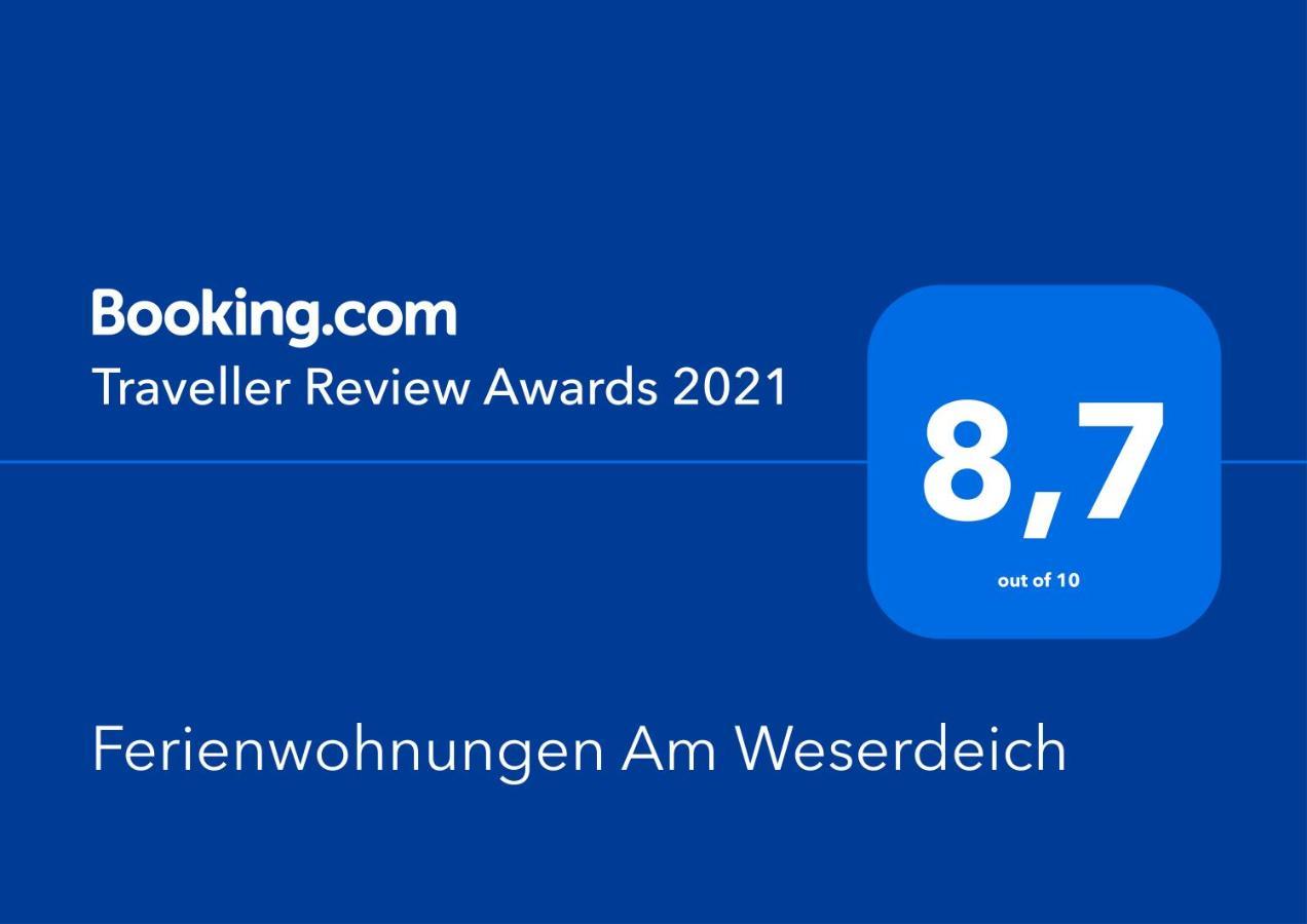 Ferienwohnungen Am Weserdeich 不来梅港 外观 照片